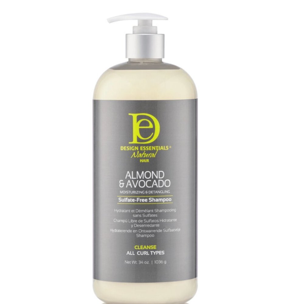 Design Essentials Almond Avocado Moisturizing & Detangling Sulfate-Free Shampoo